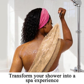 SubSahara African Net Sponge in travel pouch