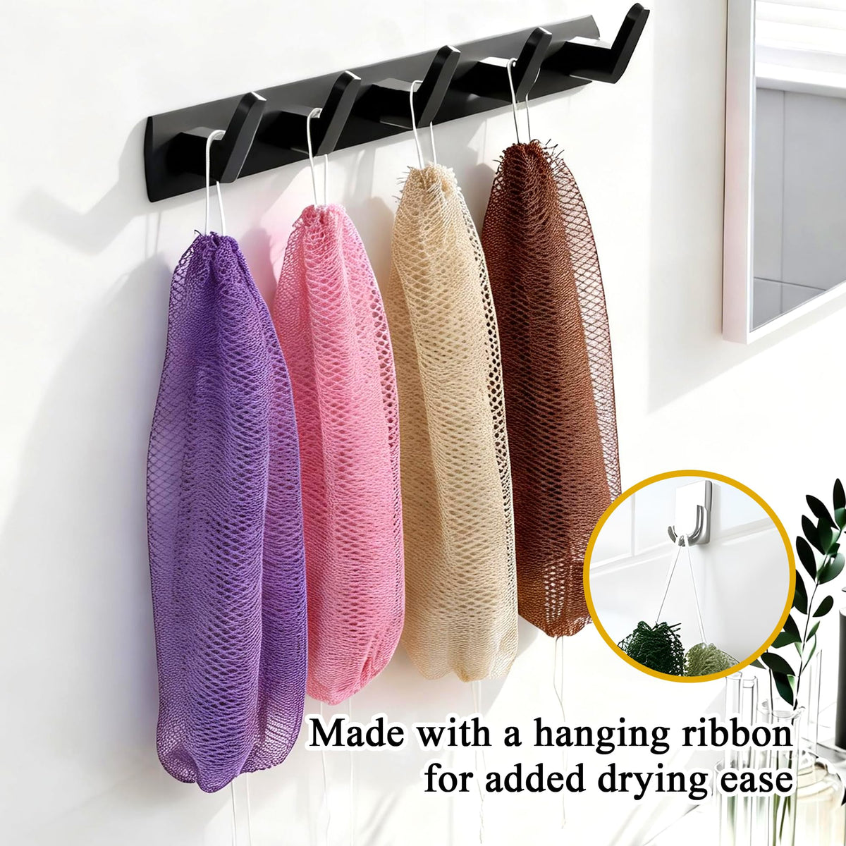 SubSahara African Net Sponge in use during a shower