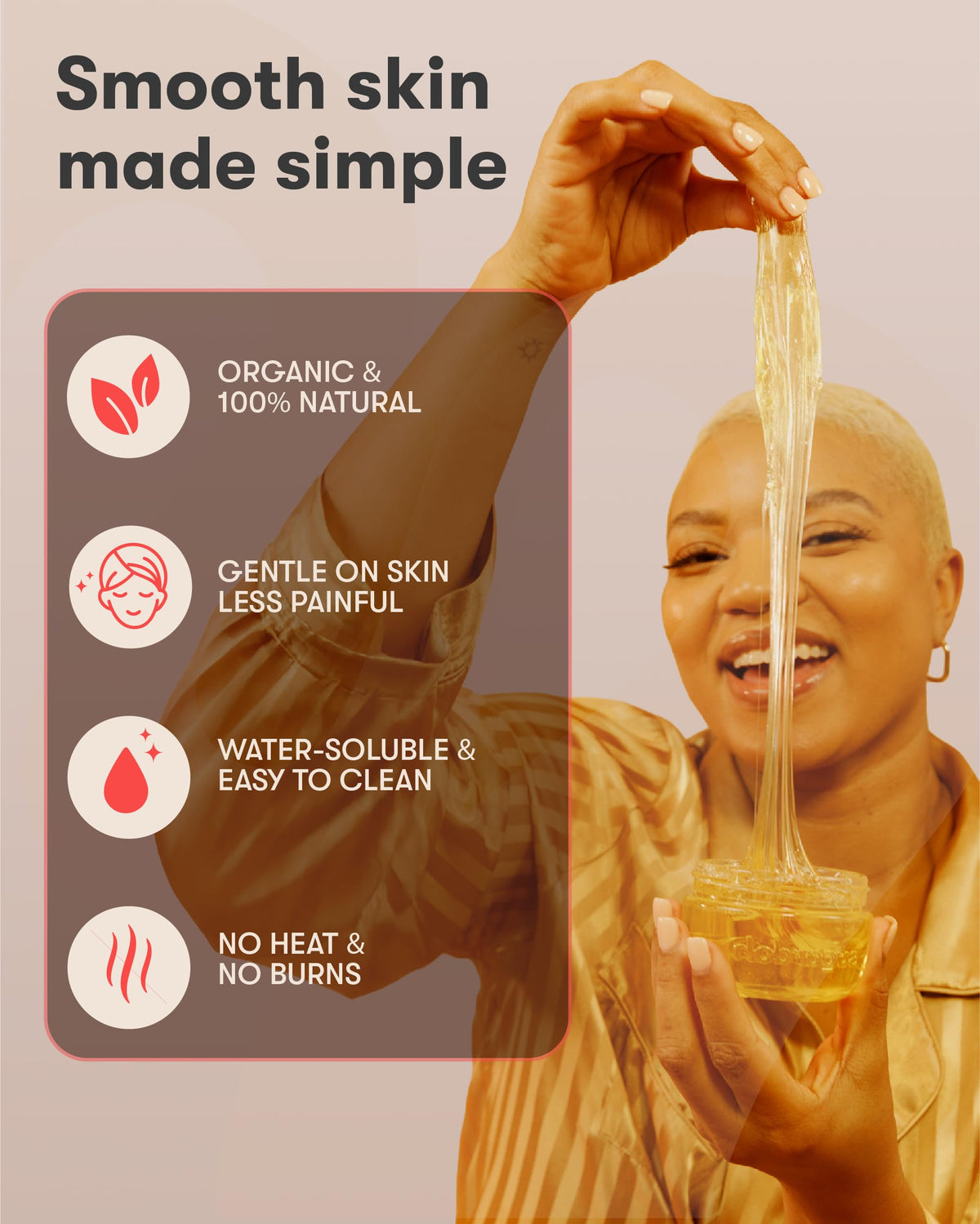 SUGARDOH Sugar Waxing Kit packaging with ingredients listed