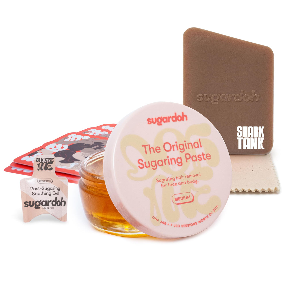 SUGARDOH Sugar Waxing Kit vintage jar front view