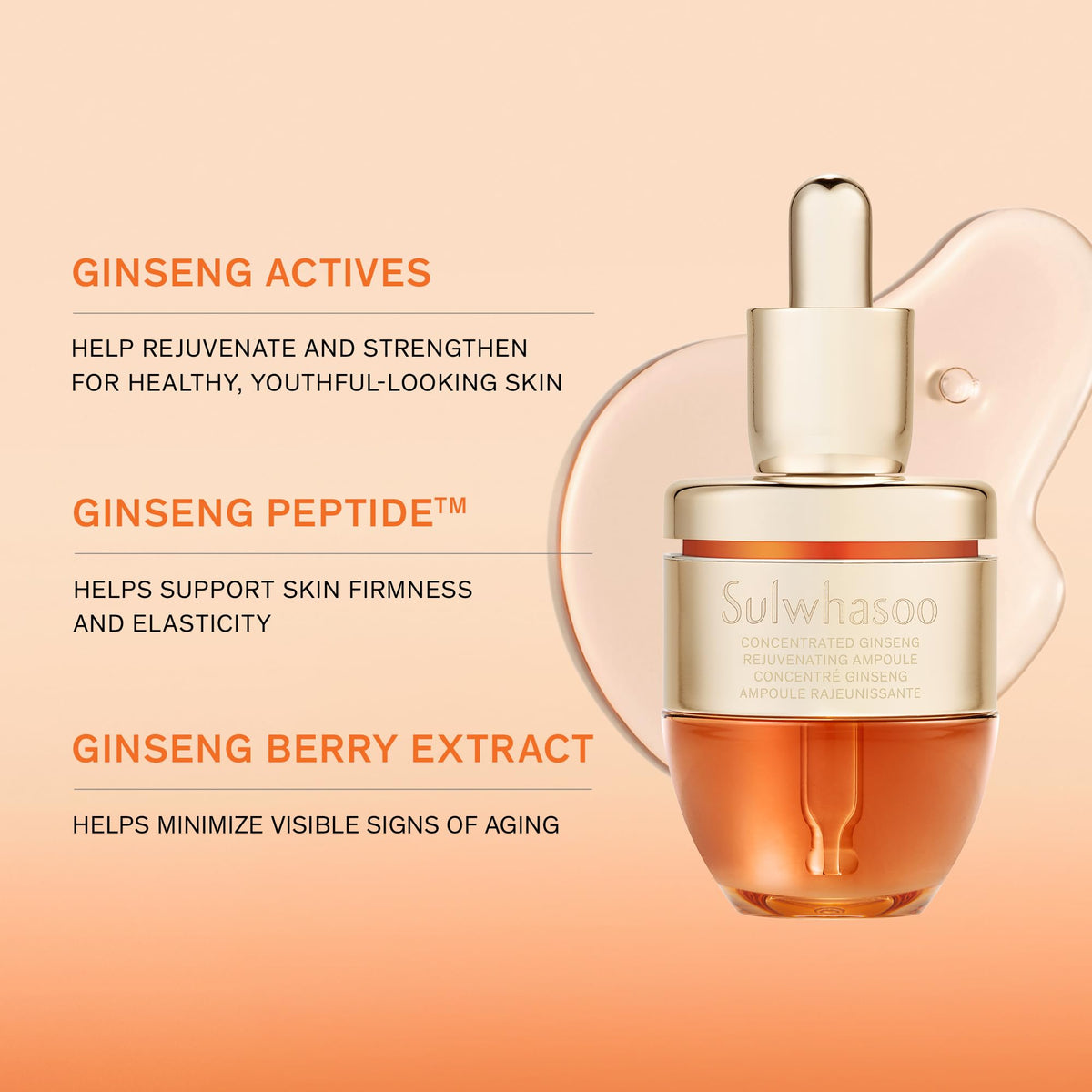 Sulwhasoo Ginseng Ampoule dropper close-up
