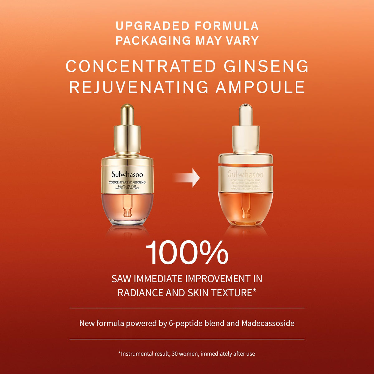 Sulwhasoo Ginseng Ampoule with ingredients list