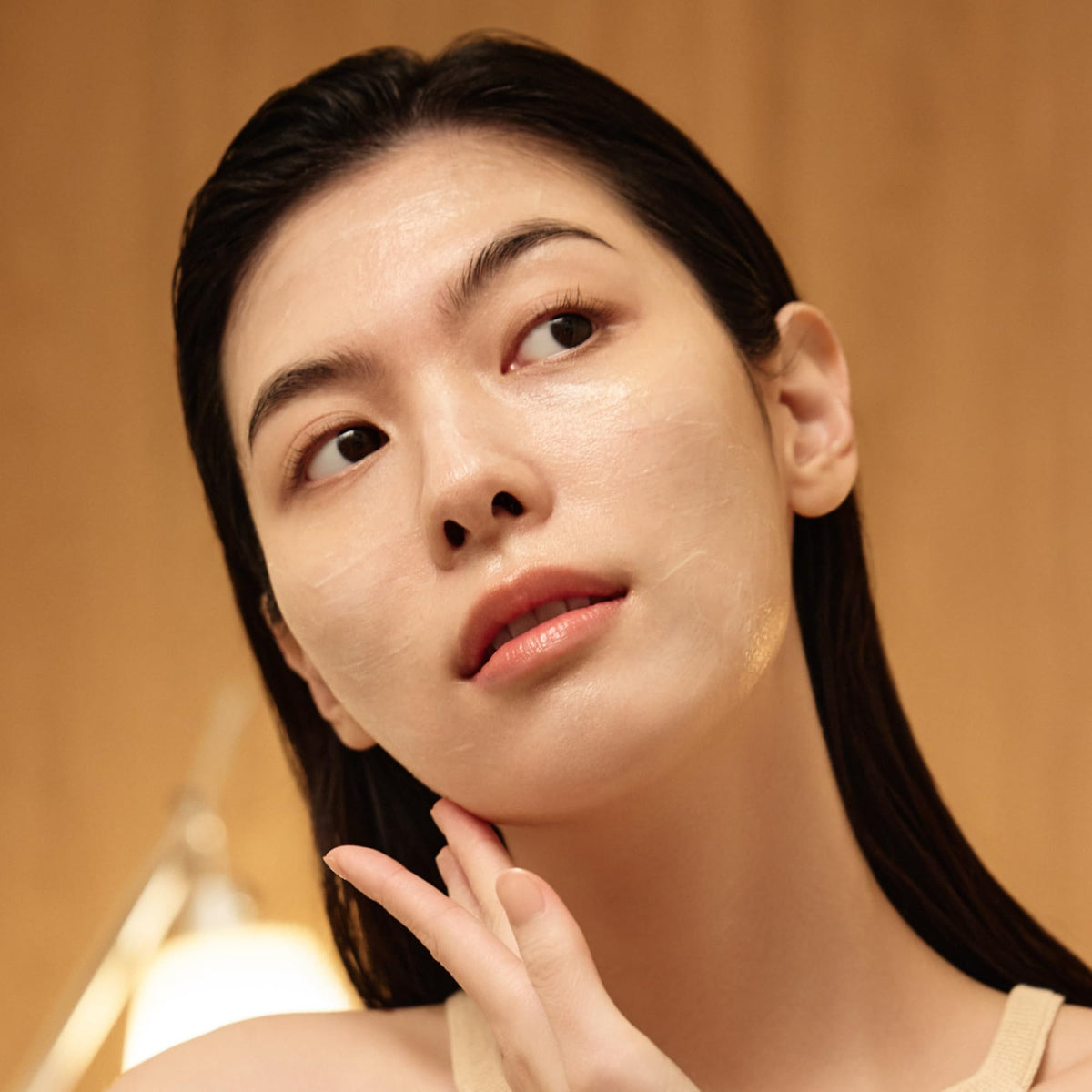 Sulwhasoo Overnight Recharging Sleeping Mask in a serene nighttime setting