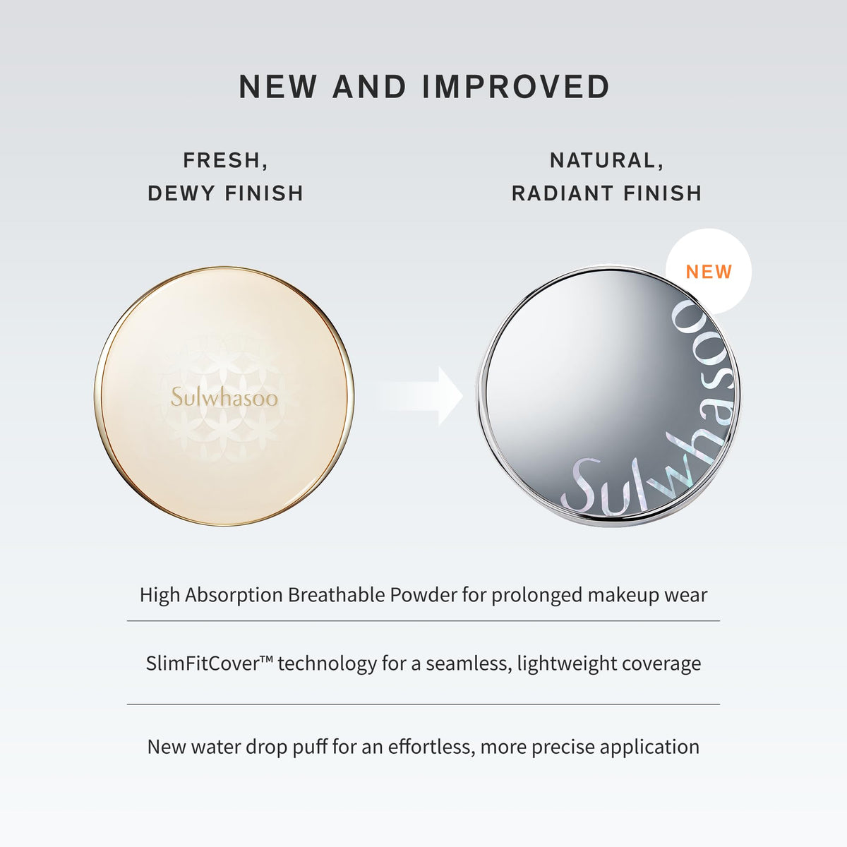 Sulwhasoo Perfecting Cushion Foundation SPF 46 25 Amber in use outdoors
