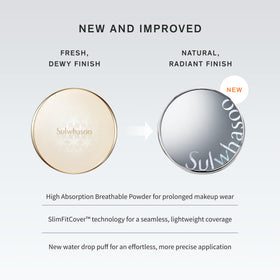 Sulwhasoo Perfecting Cushion Foundation SPF 46 25 Amber in use outdoors