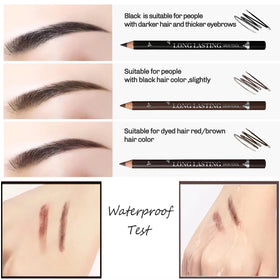 SUMEITANG Eyebrow Pencil Set displayed on a vanity
