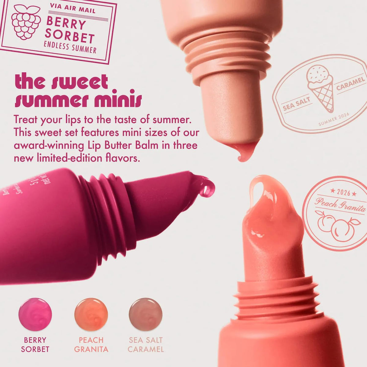 Summer Fridays Berry Sorbet Lip Balm close-up