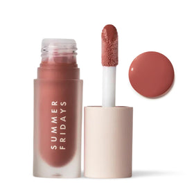 Summer Fridays Dream Lip Oil front view with blush pink tint
