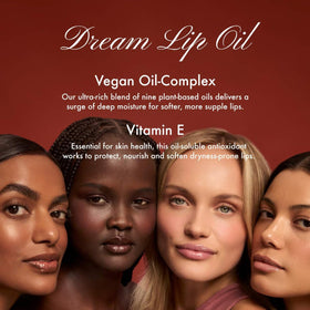 Summer Fridays Dream Lip Oil lifestyle scene with beauty products