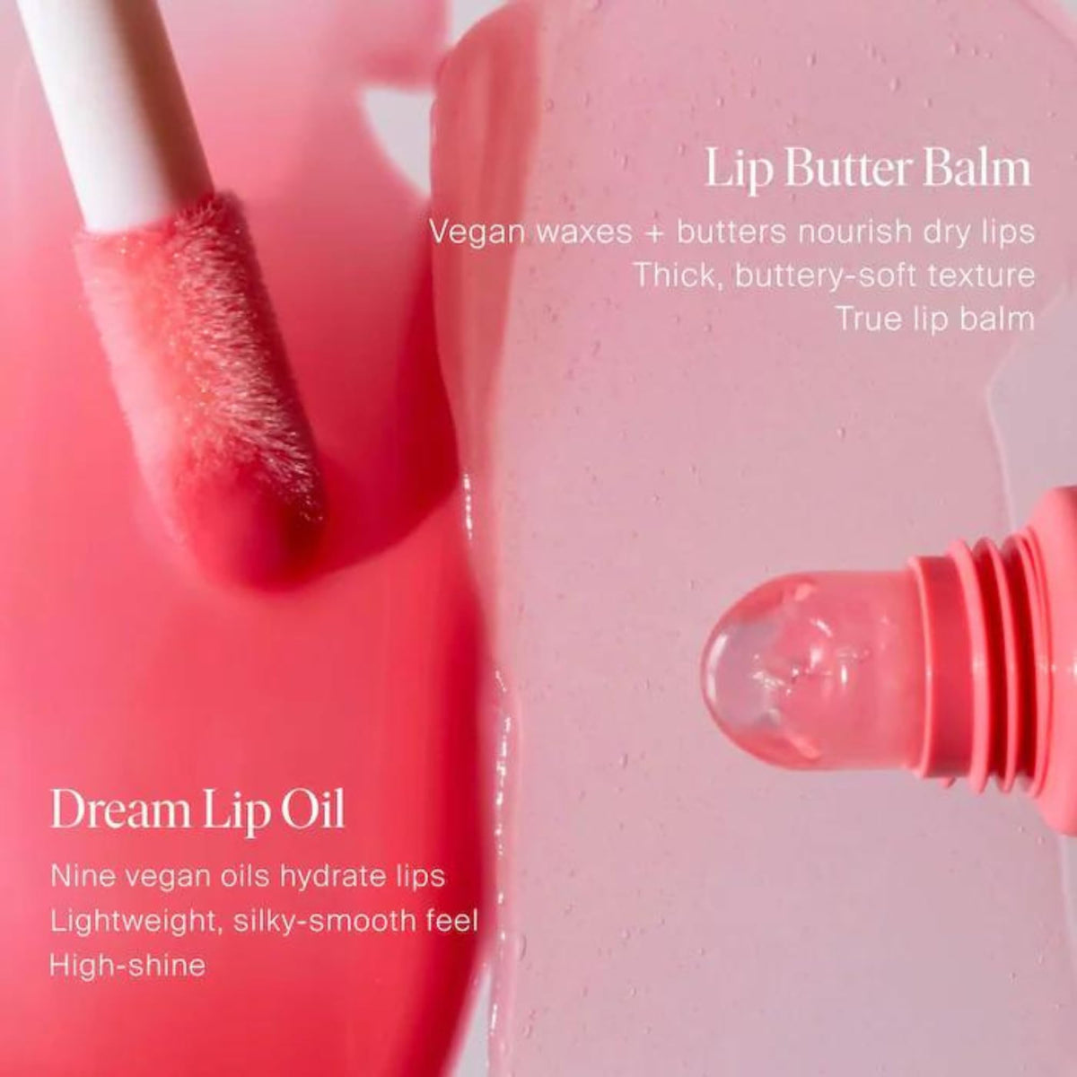 Summer Fridays Dream Lip Oil with a natural background