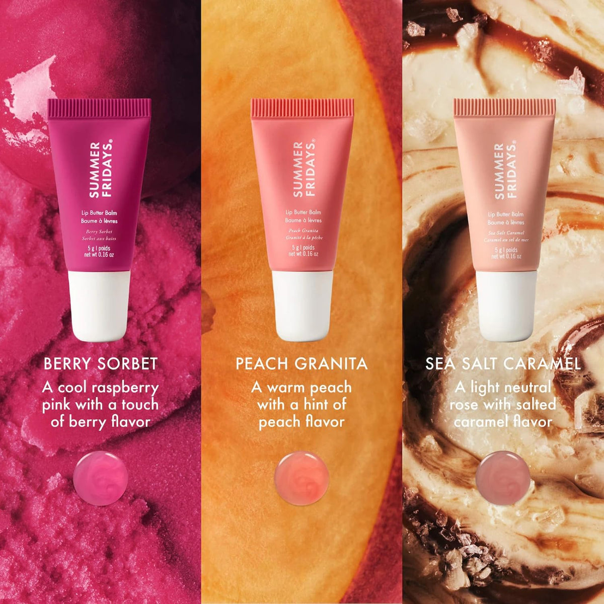 Summer Fridays Sea Salt Caramel Lip Balm close-up