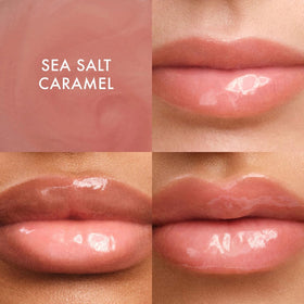 Summer Fridays Sweet Summer Minis Lip Balm Trio with summer background