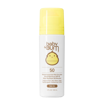 Sun Bum Baby Bum Mineral SPF 50 Roll-On Sunscreen 3oz front view