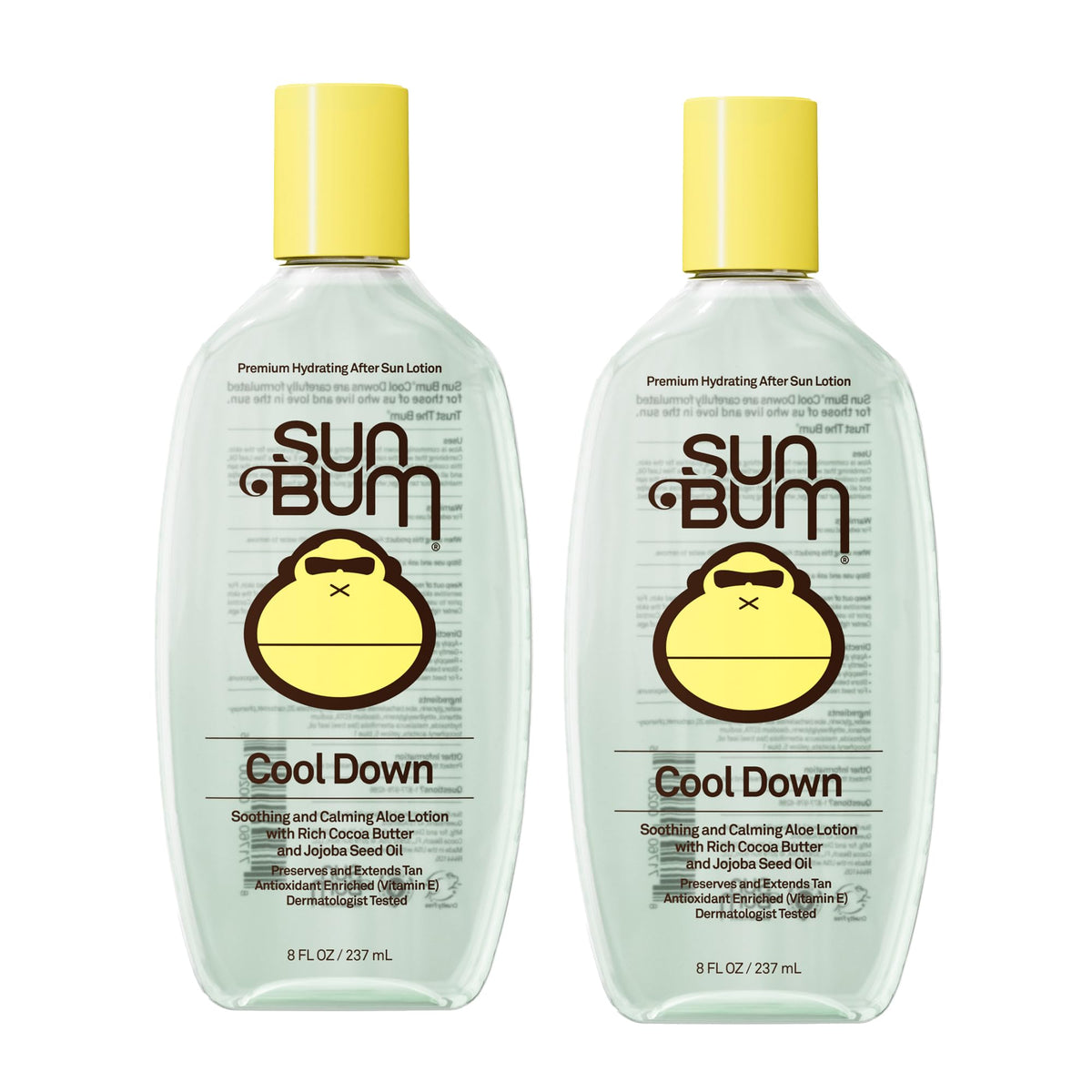 Sun Bum Cool Down Aloe Vera Gel front view 8 oz packaging