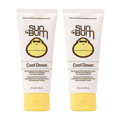 Sun Bum Cool Down Aloe Vera Lotion 2 Pack front view