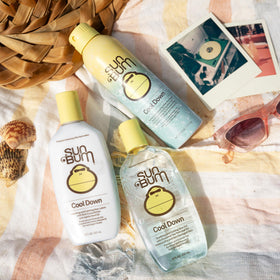 Sun Bum Cool Down Aloe Vera Lotion application on skin