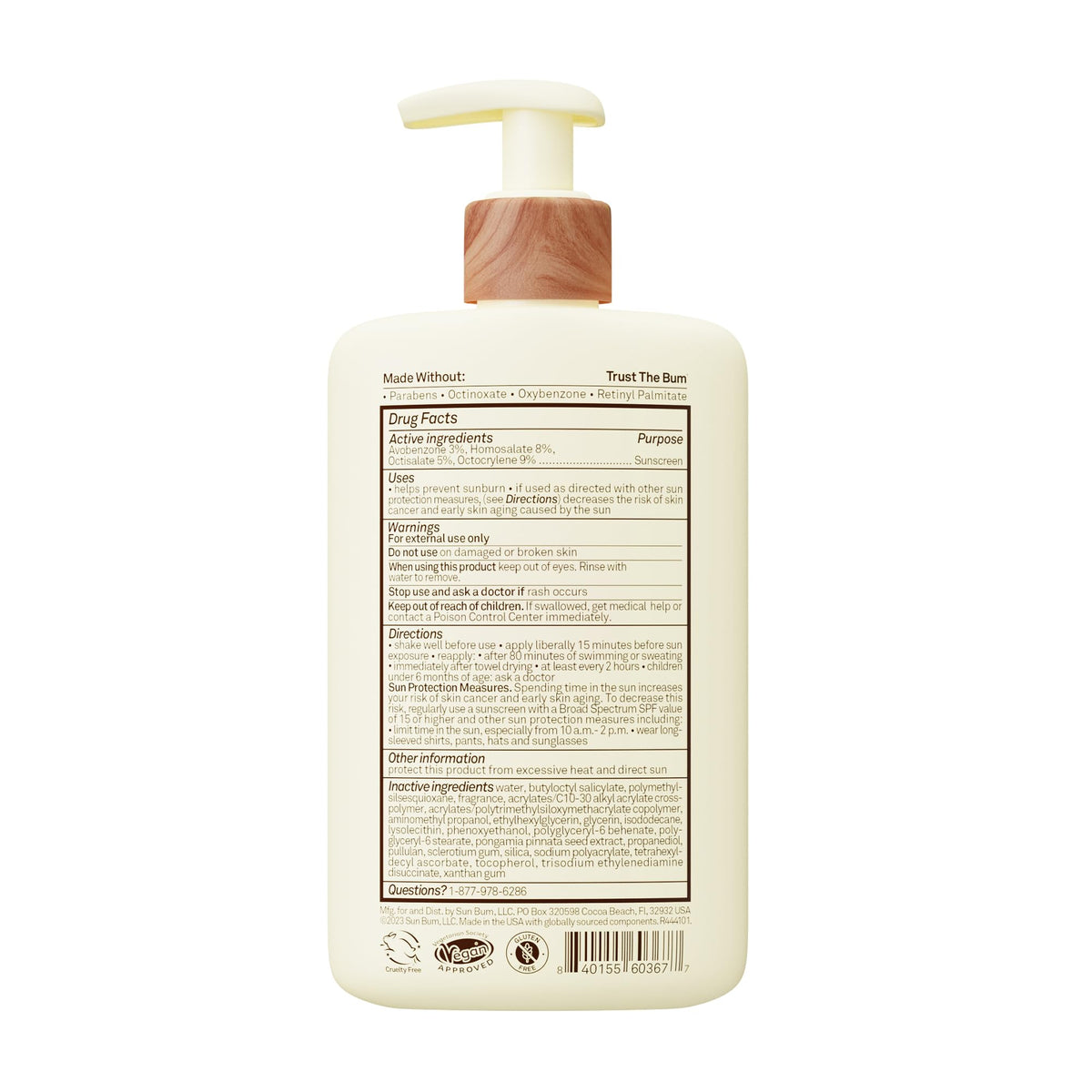 Sun Bum Daily SPF 50 Body Lotion 8 oz in a skincare routine