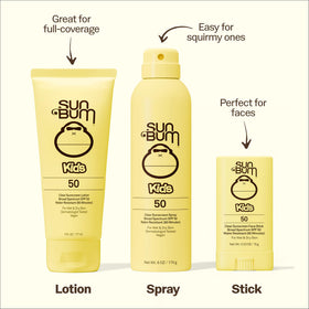 Sun Bum Kids SPF 50 Clear Face Stick Sunscreen packaging