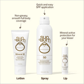 Sun Bum Mineral SPF 30 Sunscreen Body Spray 6 oz back view