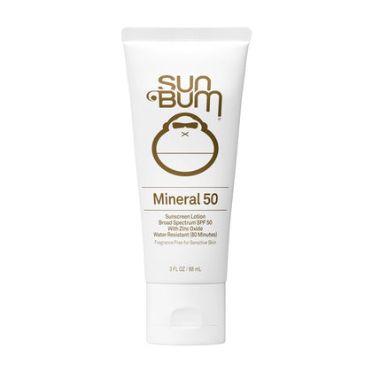 Sun Bum Mineral SPF 50 Sunscreen Body Lotion 3 oz front view