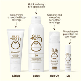 Sun Bum Mineral SPF 50 Sunscreen Lotion packaging side view