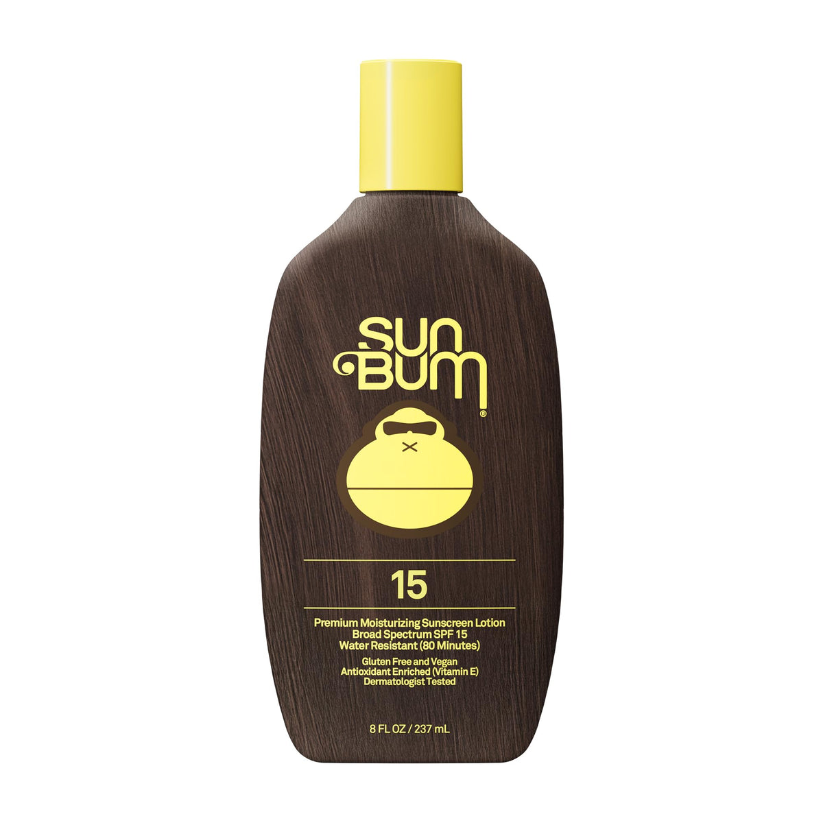 Sun Bum Original SPF 15 Sunscreen Body Lotion 8 oz front view