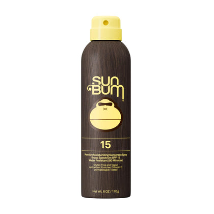 Sun Bum Original SPF 15 Sunscreen Body Spray front view