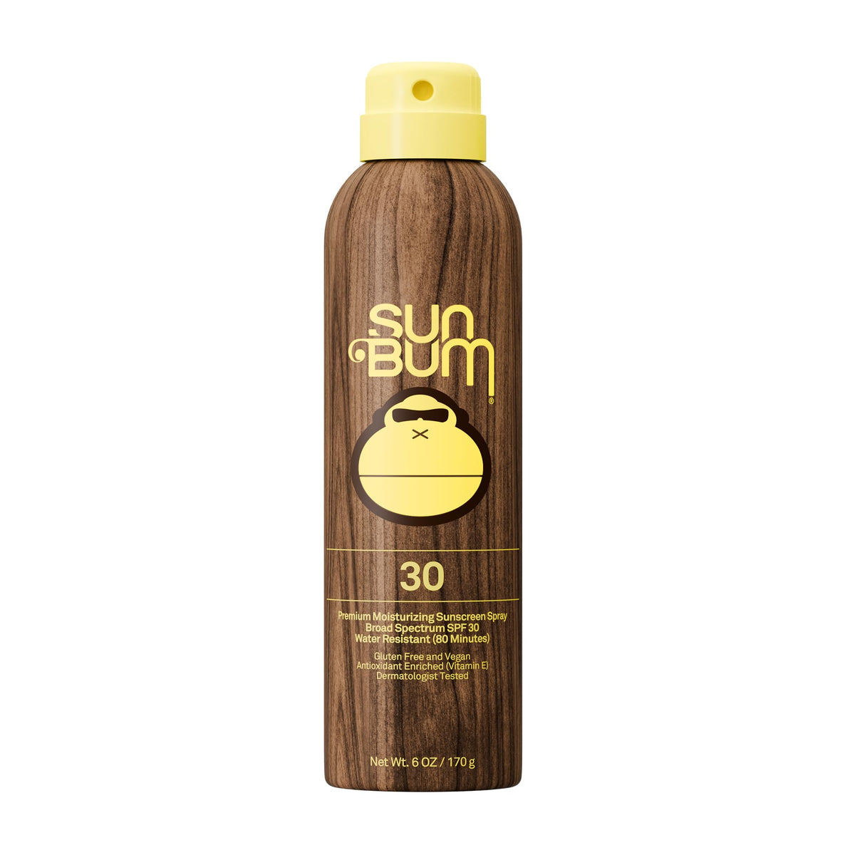 Sun Bum Original SPF 30 Sunscreen Body Spray 6 oz front view