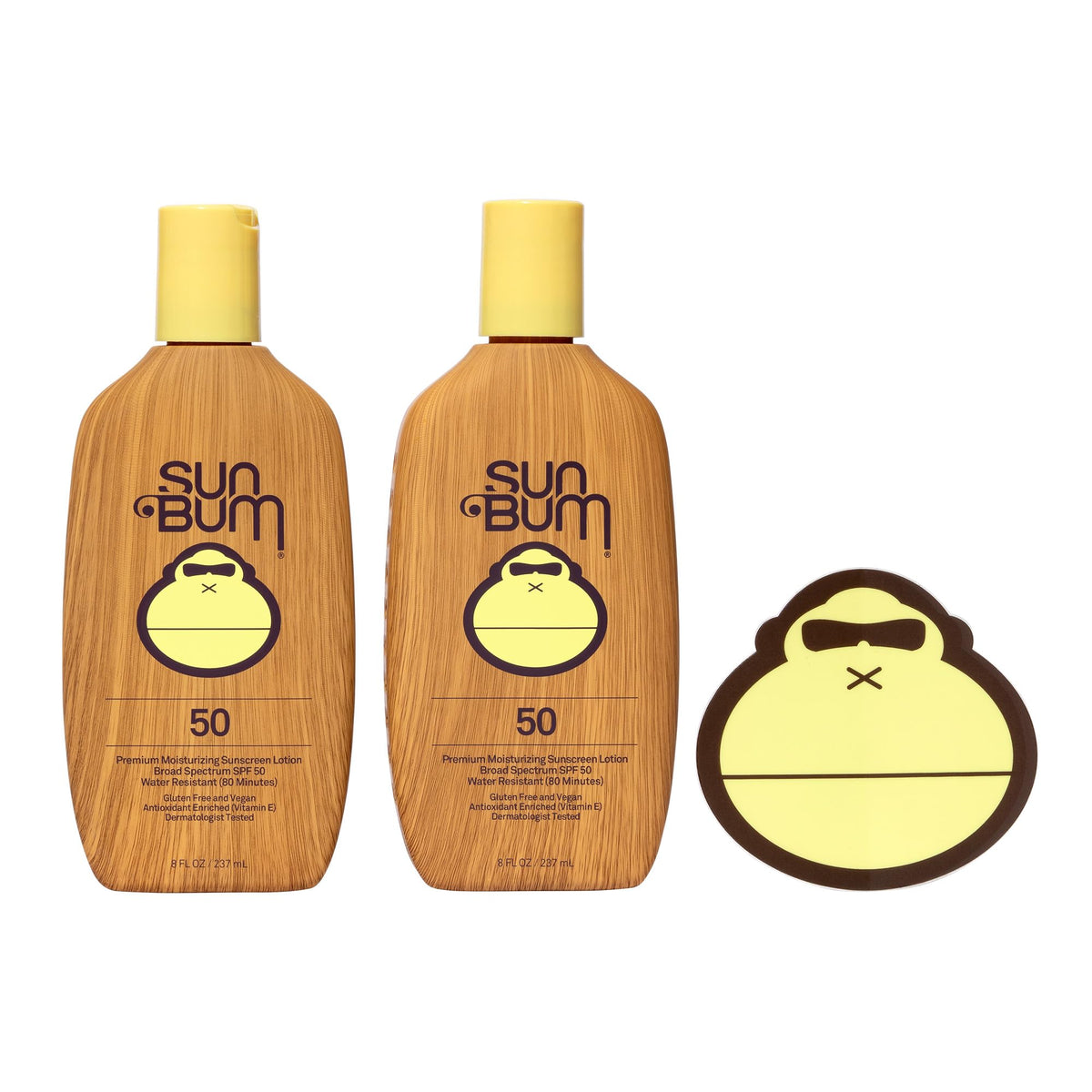 Sun Bum Original SPF 50 Sunscreen Lotion front view, 8 oz size