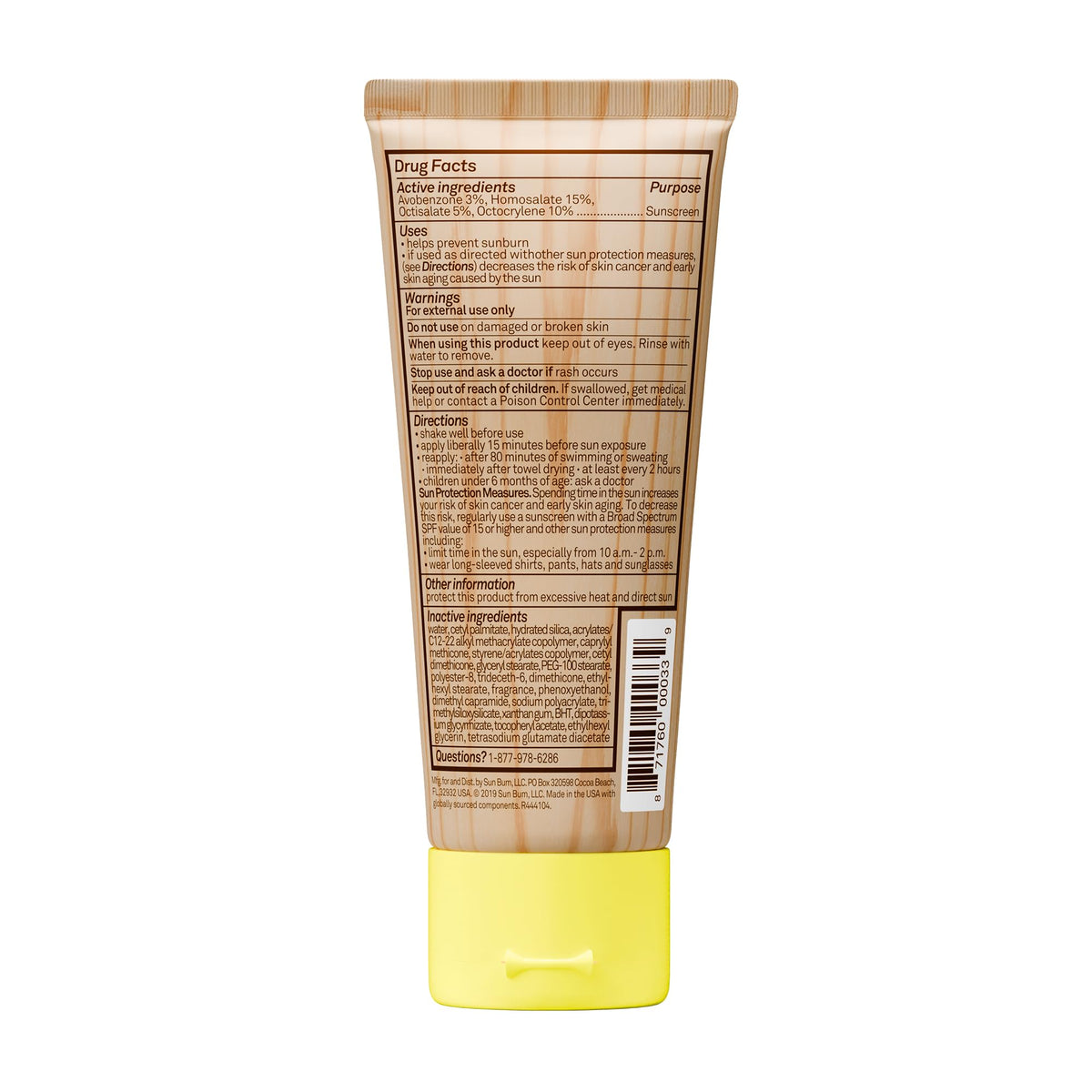 Sun Bum Original SPF 70 Sunscreen Body Lotion 3 oz lifestyle scene at the beach