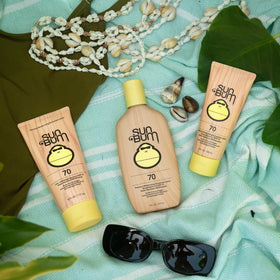 Sun Bum Original SPF 70 Sunscreen Body Lotion 3 oz side view