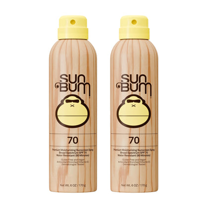 Sun Bum Original SPF 70 Sunscreen Body Spray 6 oz front view