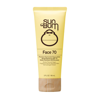 Sun Bum Original SPF 70 Sunscreen Face Lotion 3 oz front view