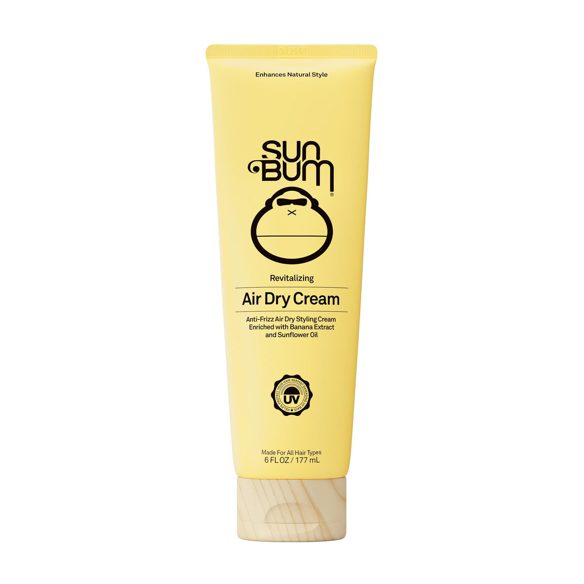 Sun Bum Revitalizing Air Dry Hair Cream 200g front view