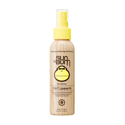 Sun Bum Revitalizing Leave In Conditioner 4 oz front view