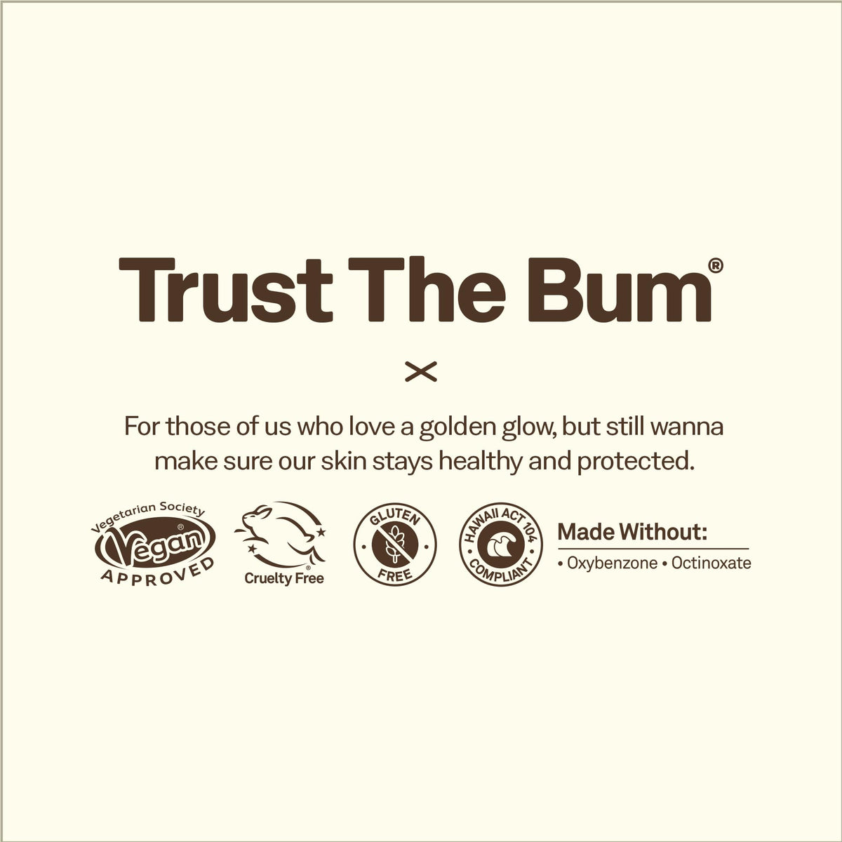 Sun Bum SPF 15 Browning Body Lotion back view with ingredient list