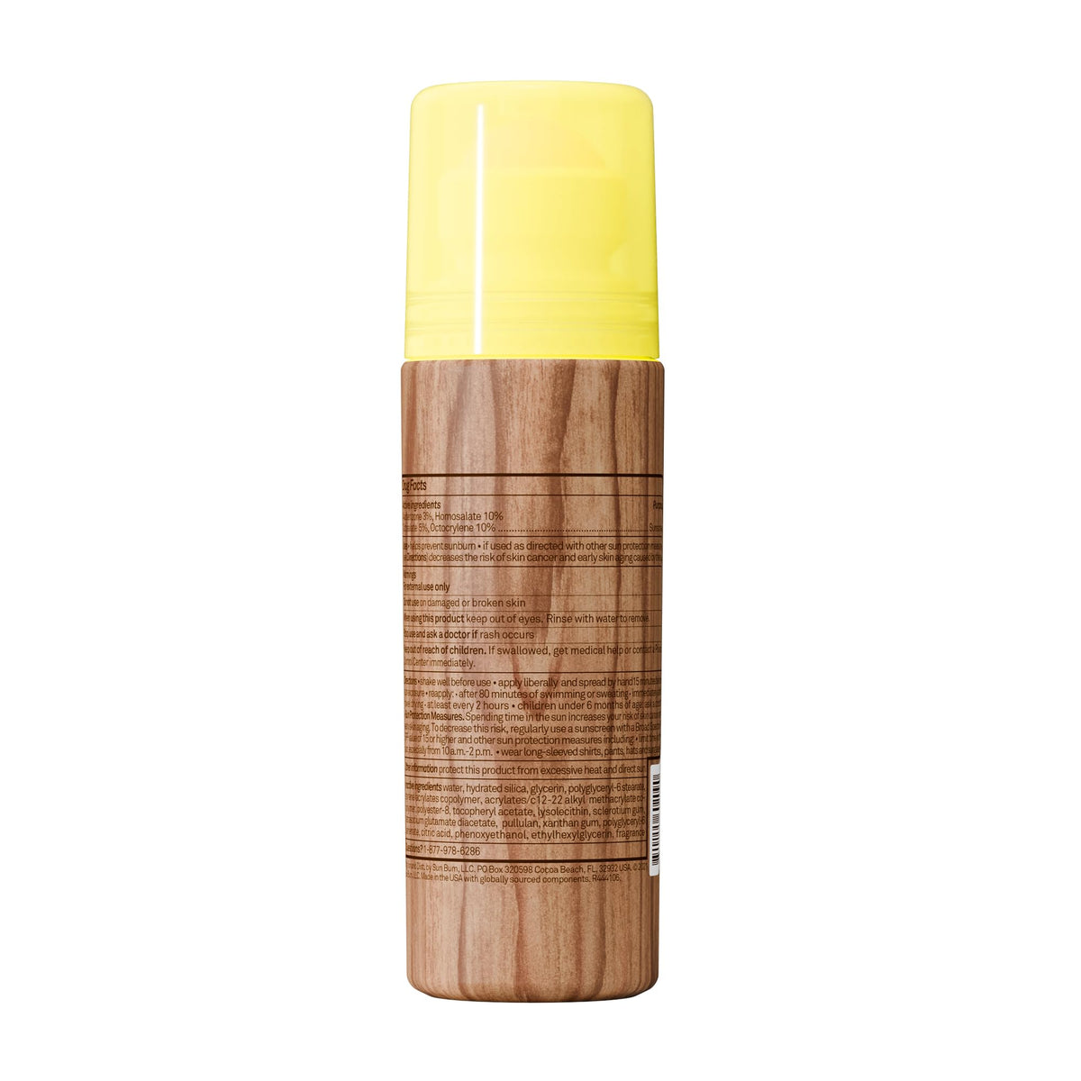 Sun Bum SPF 50 Roll-On Sunscreen bottle on beach