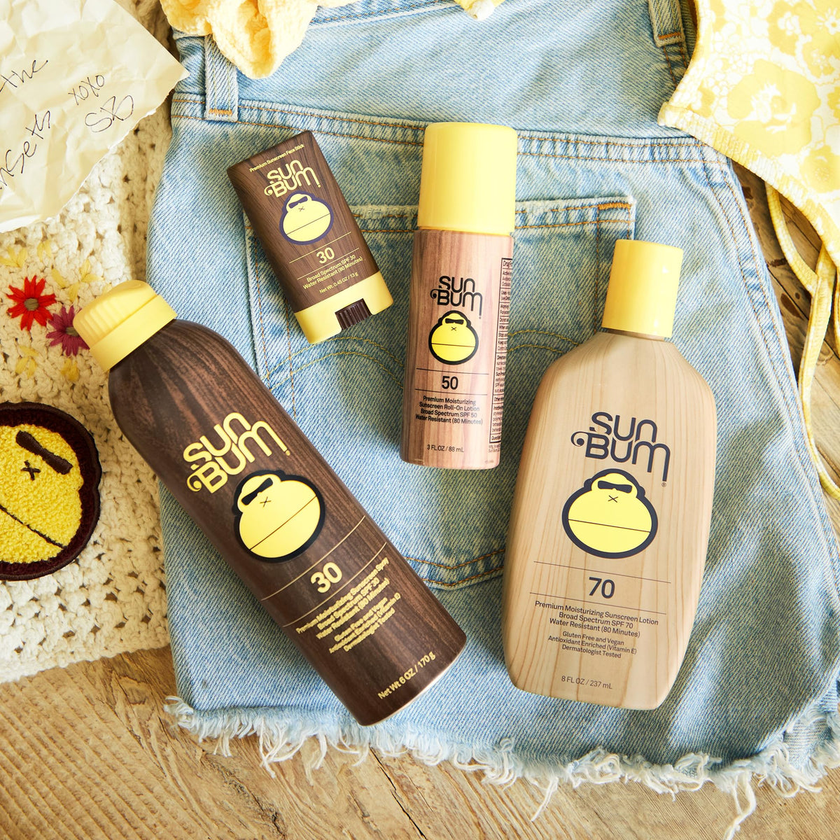 Sun Bum SPF 50 Roll-On Sunscreen in lifestyle setting