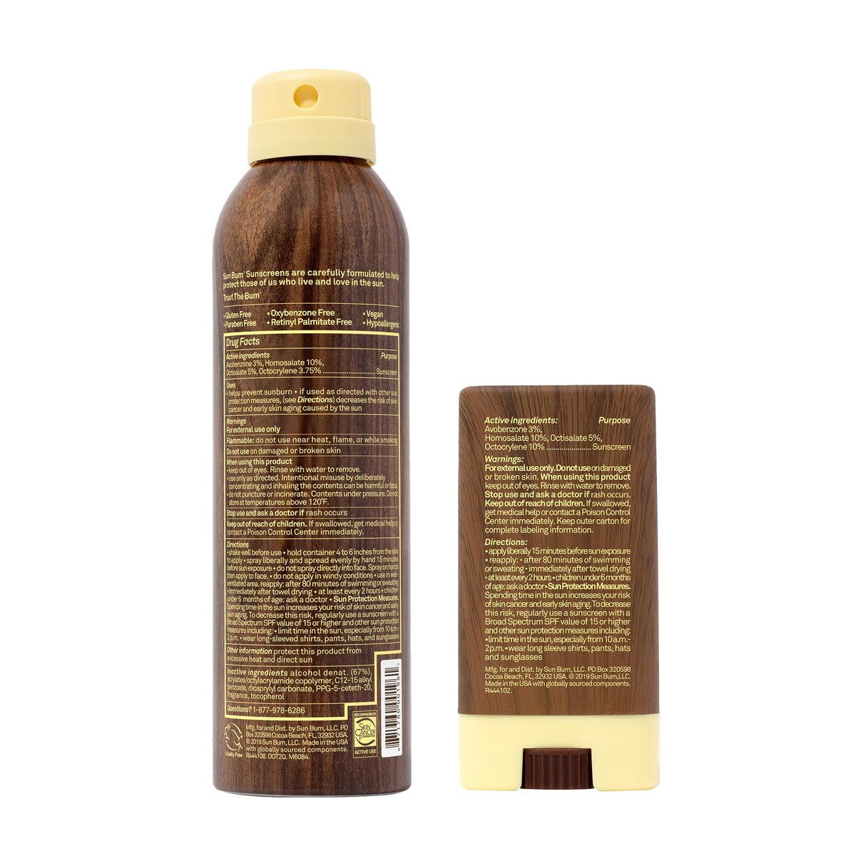 Sun Bum sunscreen products in a beach bag