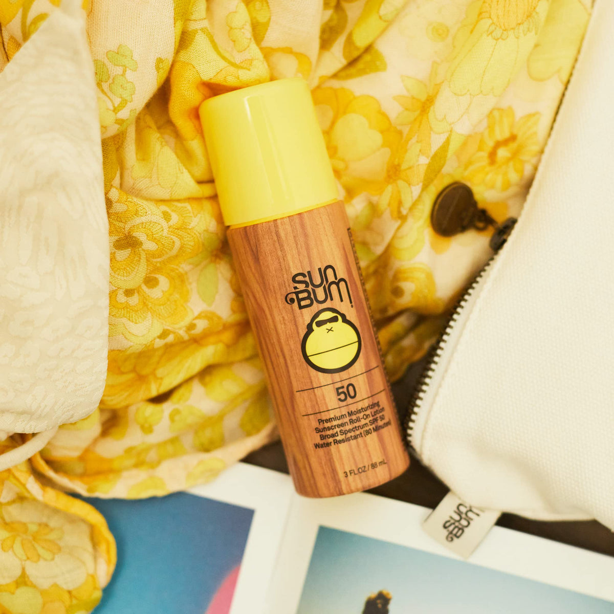 Sun Bum sunscreen roll-on applied on skin