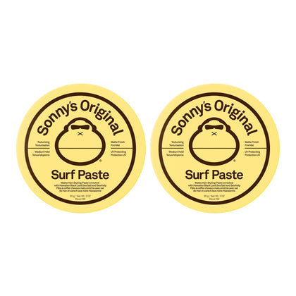 Sun Bum Texturizing Surf Paste 2 Pack front view with packaging