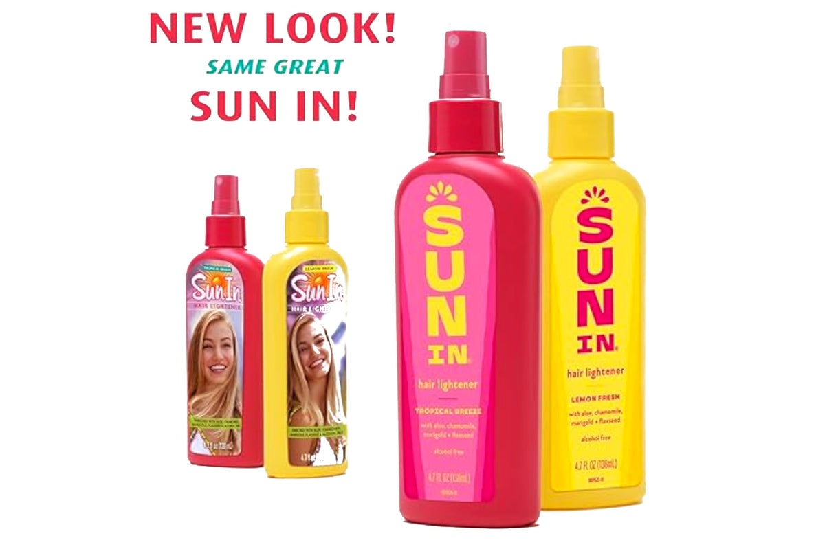 Sun In Hair Lightener in use outdoors