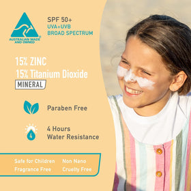 Sun Zapper Zinc Oxide Sunscreen Stick SPF 50+ packaging