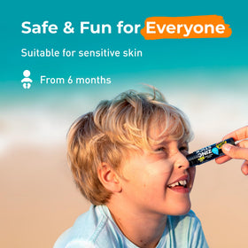 Sun Zapper Zinc Oxide Sunscreen Stick SPF 50+ travel size comparison