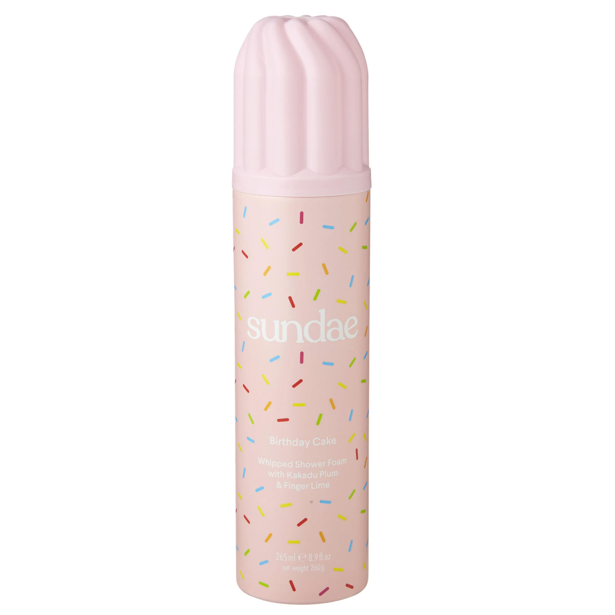 sundae Whipped Shower Foam Birthday Cake Body Wash front view