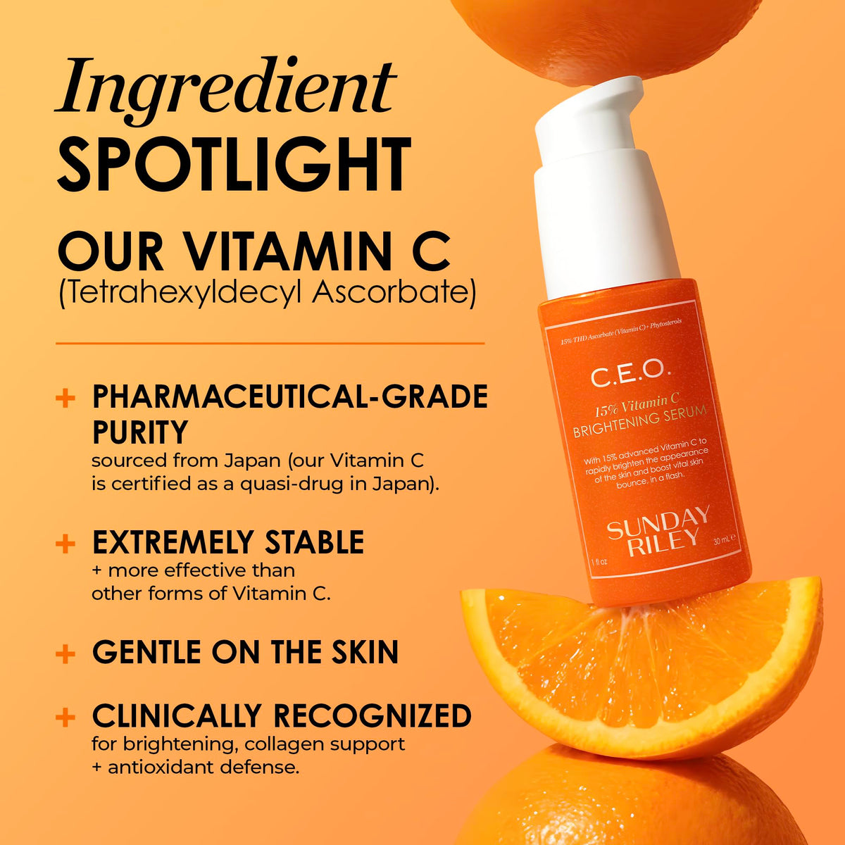 Sunday Riley C.E.O. 15% Vitamin C Brightening Serum lifestyle scene