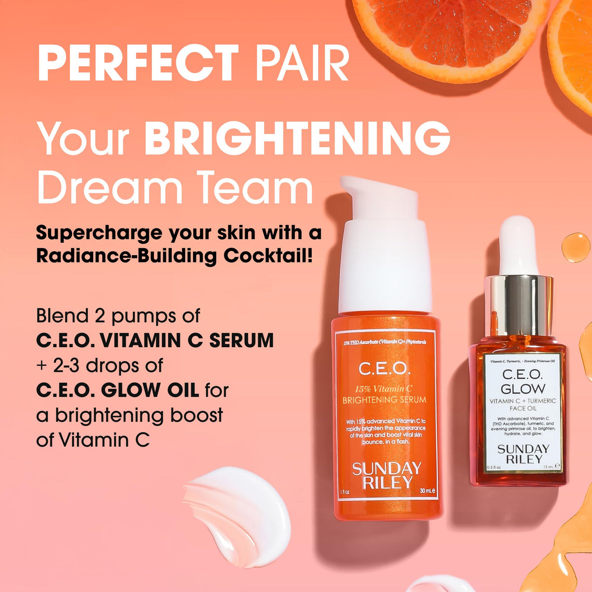 Sunday Riley C.E.O. Glow Vitamin C & Turmeric Face Oil ingredients list