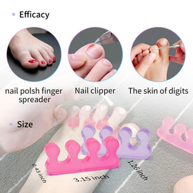 SUNFATT Toe Separators in use during a pedicure session