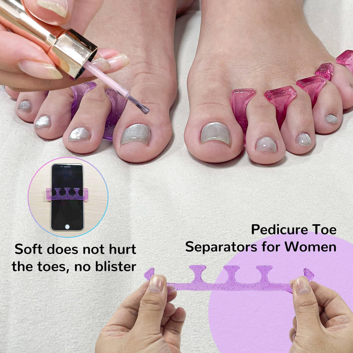 SUNFATT toe separators soft gel packaging