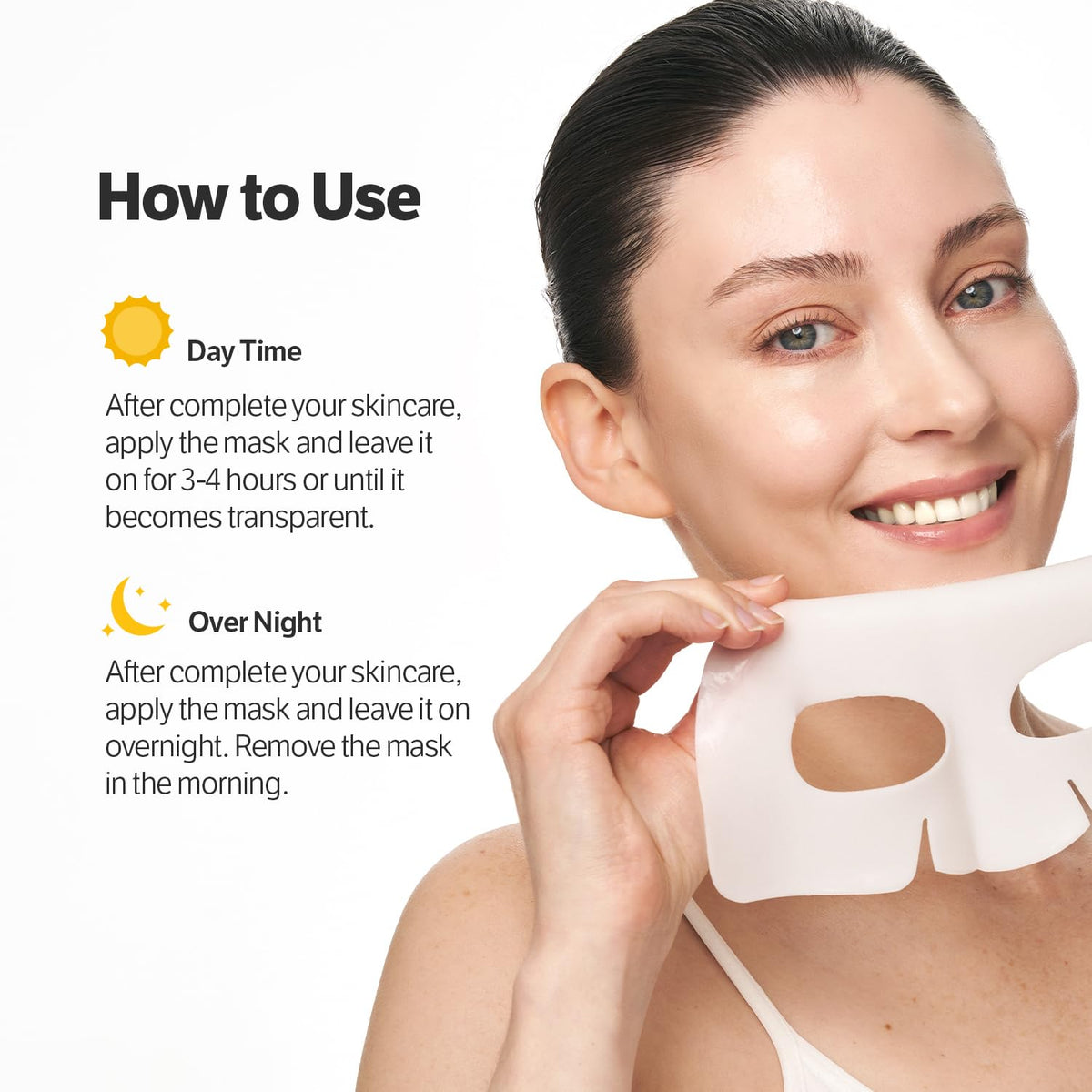 SUNGBOON EDITOR Deep Collagen CICA Tea Tree Overnight Mask in use